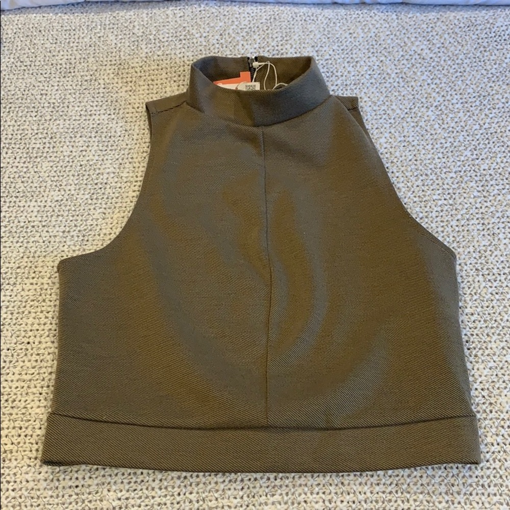 Zara turtleneck crop top